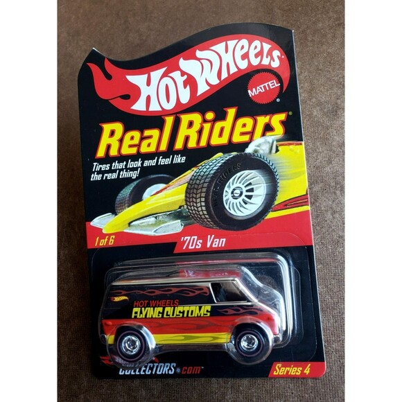 2005 Hot Wheels '70S VAN Chrome HWC.COM SERIES 4 REAL RIDERS Limited Edt  /11000 - Picture 5 of 16